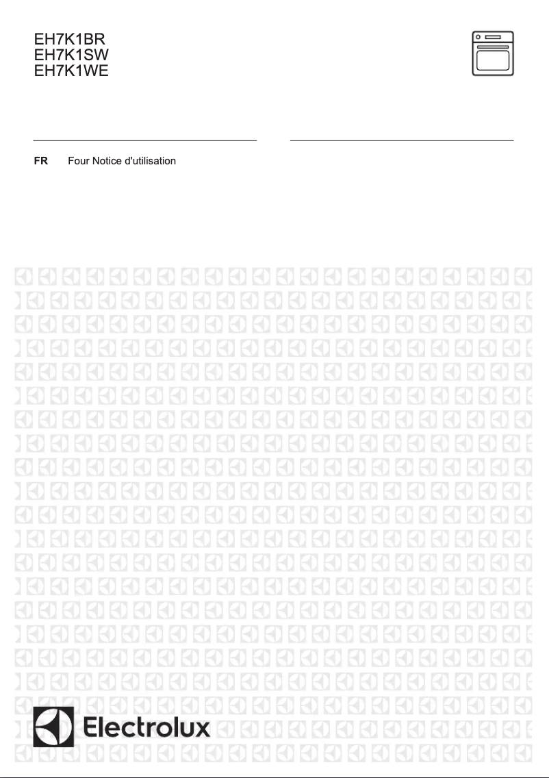 Page 1 de la notice Manuel utilisateur Electrolux EH7K1BR