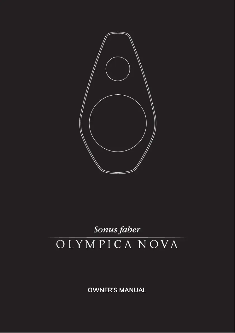 Page n°1 - Manuel utilisateur Sonus Faber Olympica Nova I