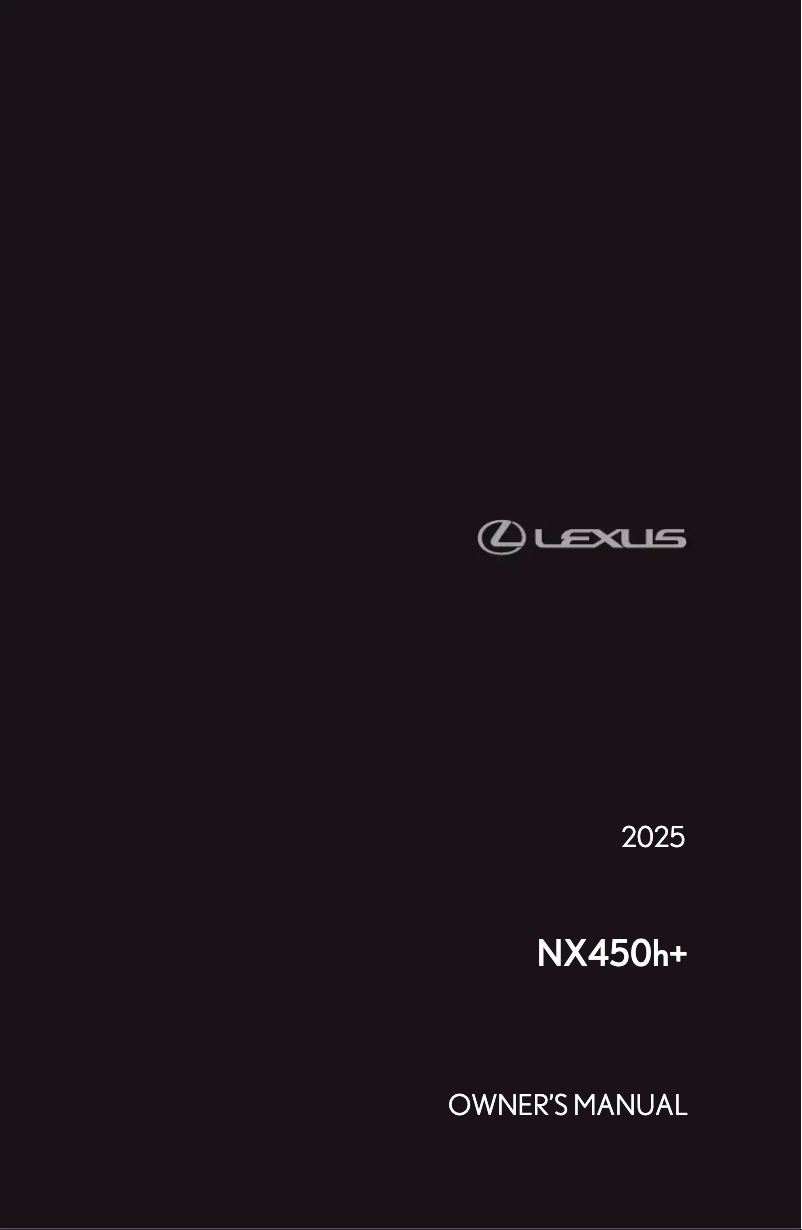 Imagen de la primera página del manual del dispositivo NX 450h+ (2025)