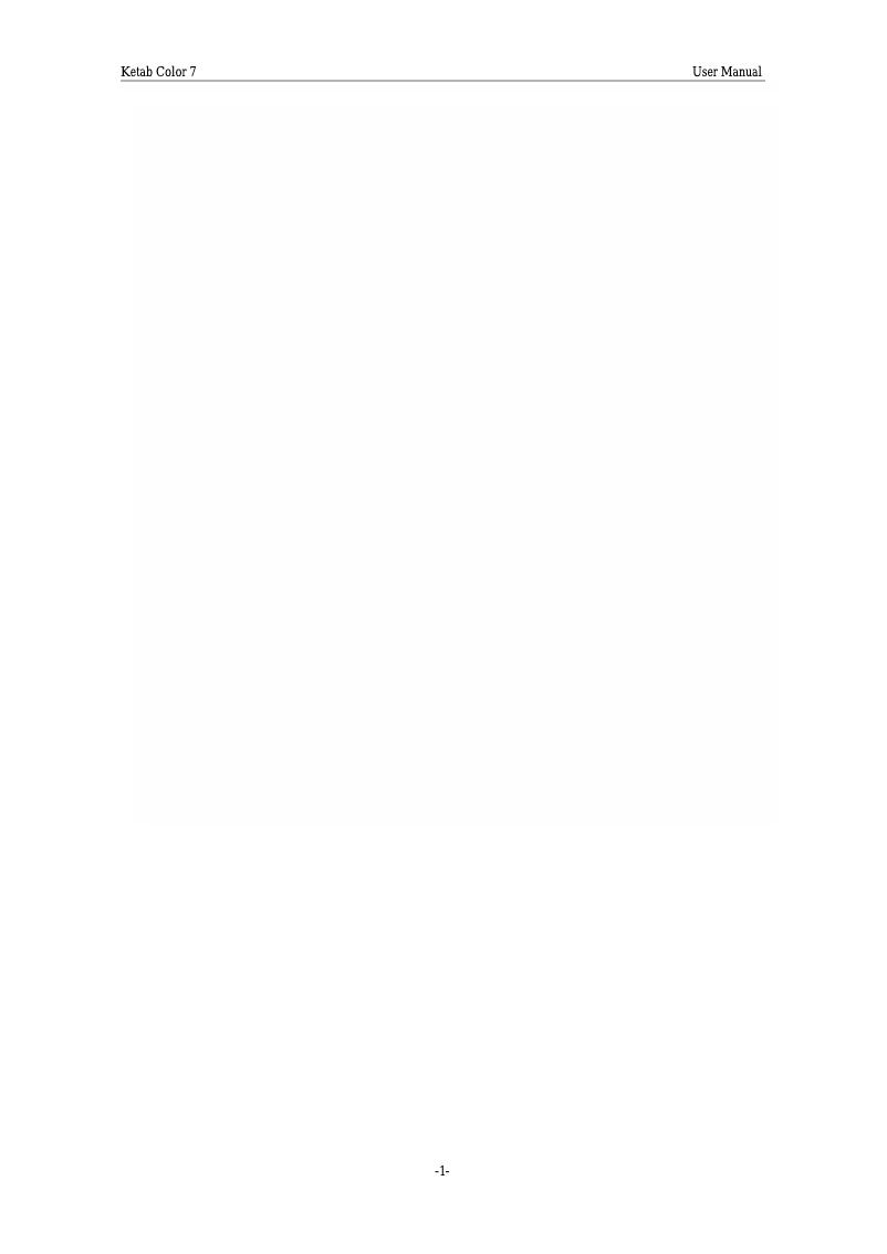 Page 1 de la notice Manuel utilisateur i-Joy KeTab