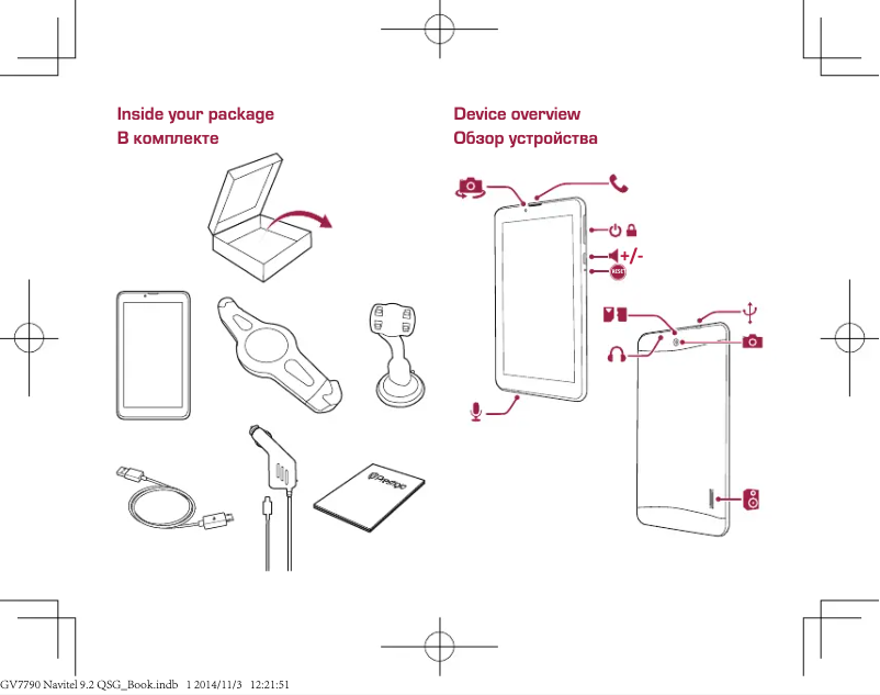 Image de la première page du manuel de l'appareil GeoVision 7790