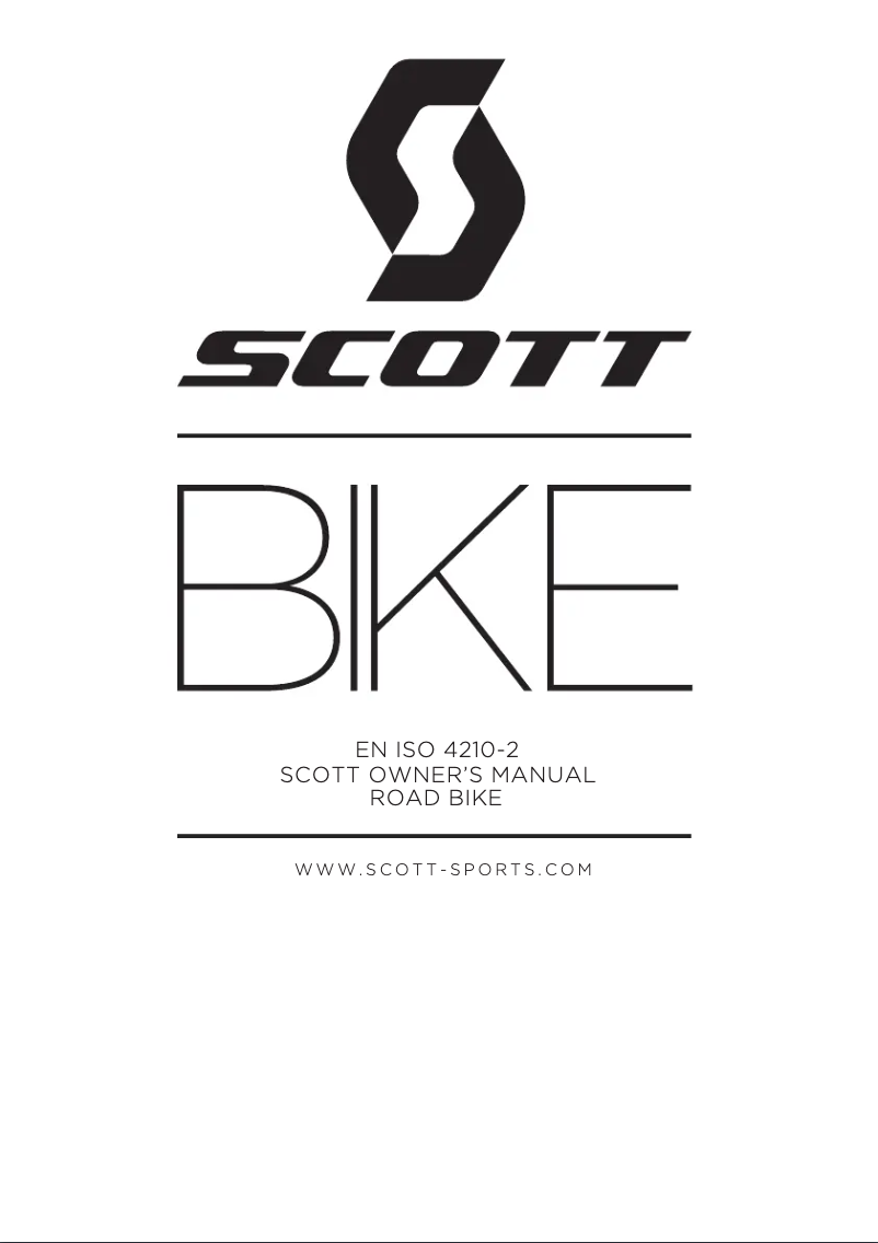 Page n°1 - Manuel utilisateur Scott Speedster 20
