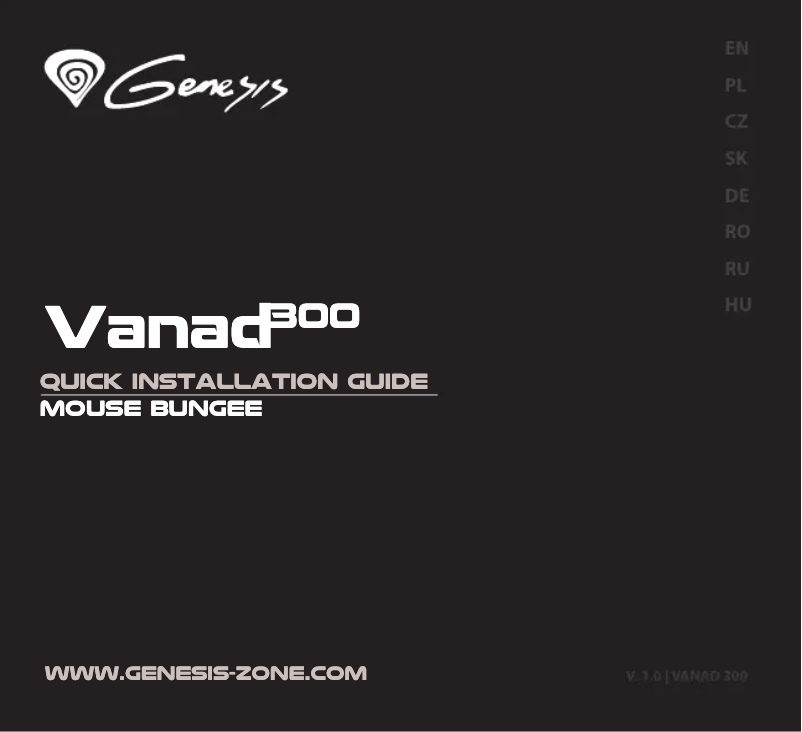 Página 1 del manual Manual de usuario Genesis Vanad 300