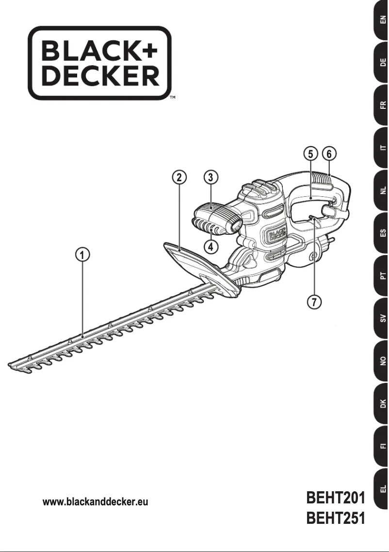 Página 1 del manual Manual de usuario Black & Decker BEHT201