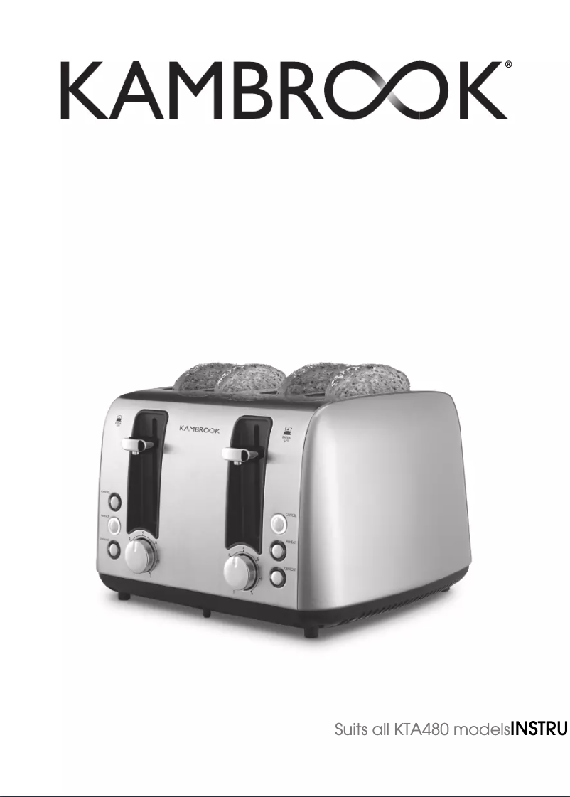 Image de la première page du manuel de l'appareil Deluxe Collection KTA480