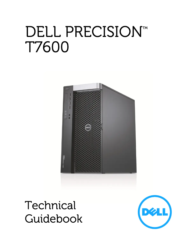 Page 1 de la notice Manuel utilisateur Dell Precision T7600