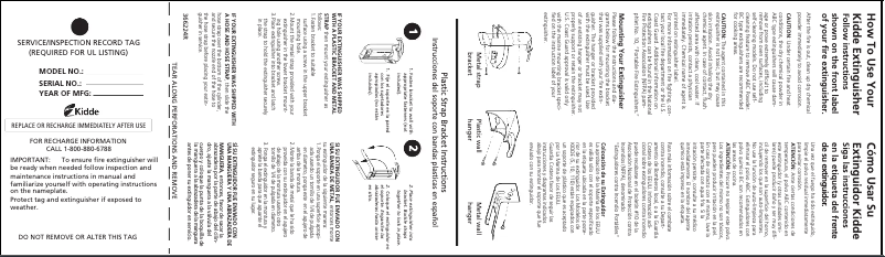 Page 1 de la notice Manuel utilisateur Kidde 468000