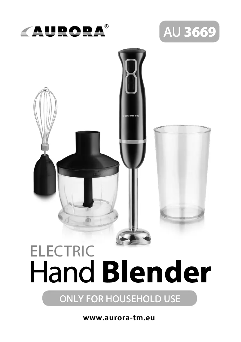 Image de la première page du manuel de l'appareil AU3669