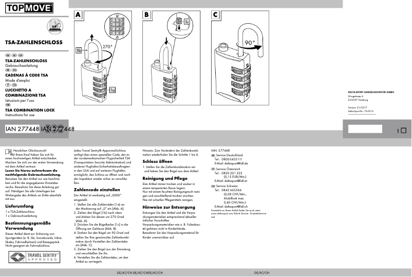 Image de la première page du manuel de l'appareil IAN 277448