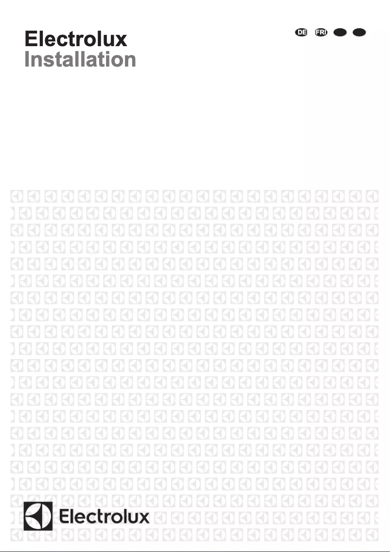Page 1 de la notice Guide d'installation Electrolux EH6L20WE