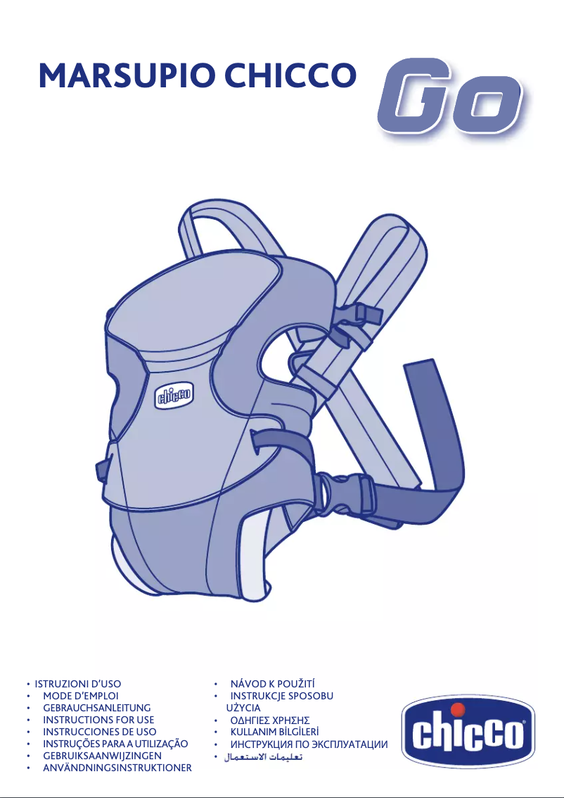 Página 1 del manual Manual de usuario Chicco Marsupio Chicco Go
