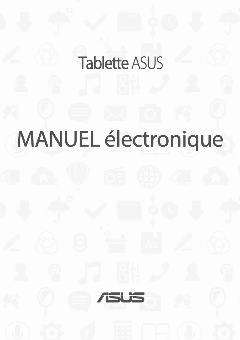 Page n°1 - Manuel utilisateur Asus ZenPad S 8.0 Z580CA