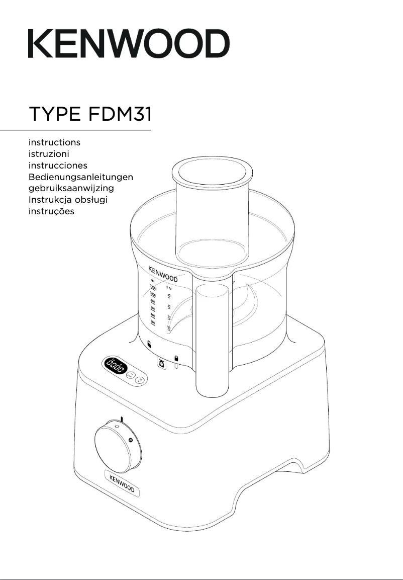 Image de la première page du manuel de l'appareil Multipro Compact FDM31