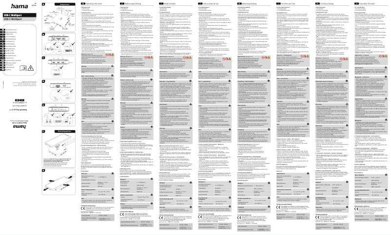 Page 1 de la notice Manuel utilisateur Hama Connect2QiCharge 00200134