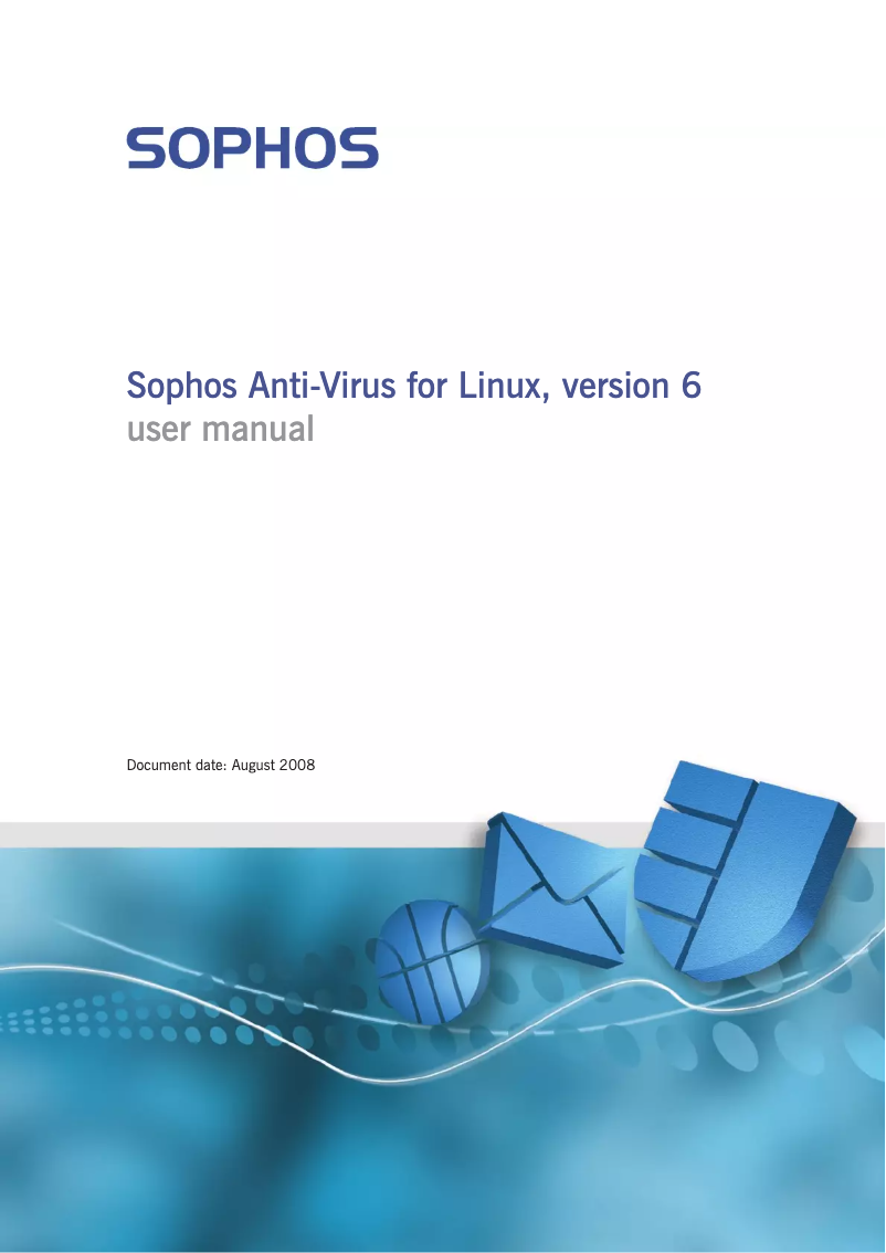 Image de la première page du manuel de l'appareil Anti-Virus for linux v6