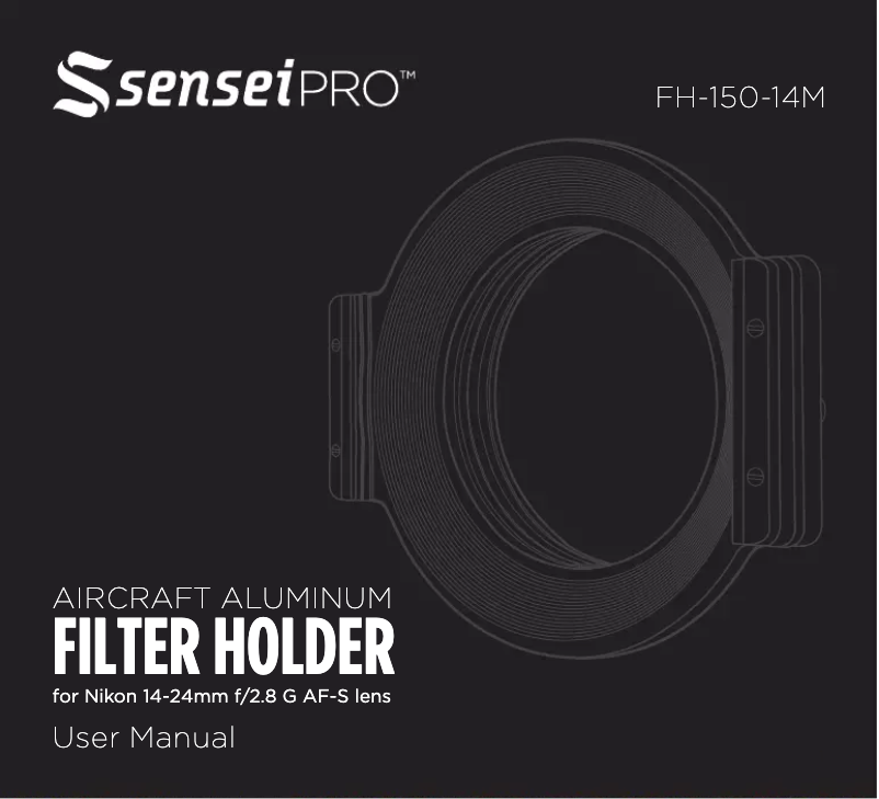 Page n°1 - Manuel utilisateur Sensei FH-150-14M