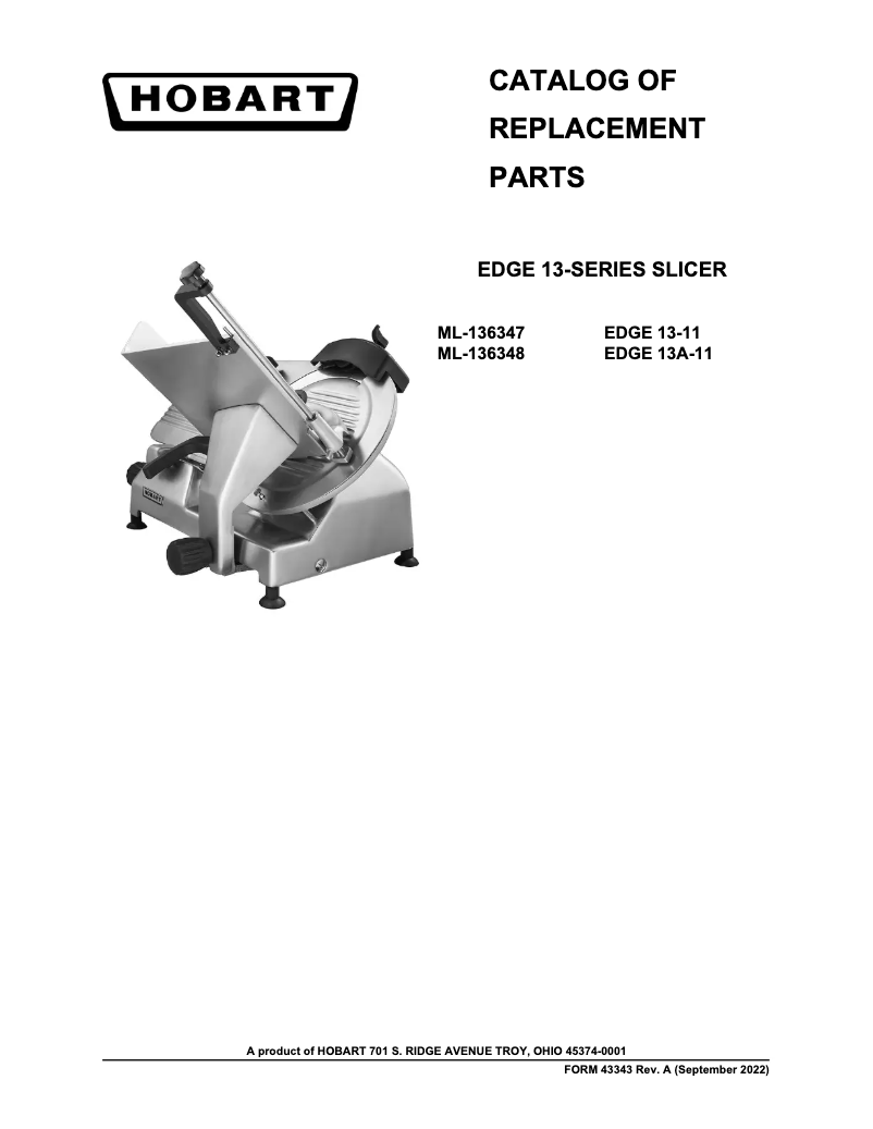 Page n°1 - Catalogue Centerline EDGE13A