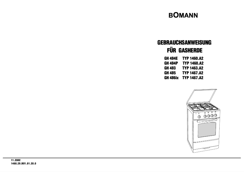 Page 1 de la notice Manuel utilisateur Bomann GH 486