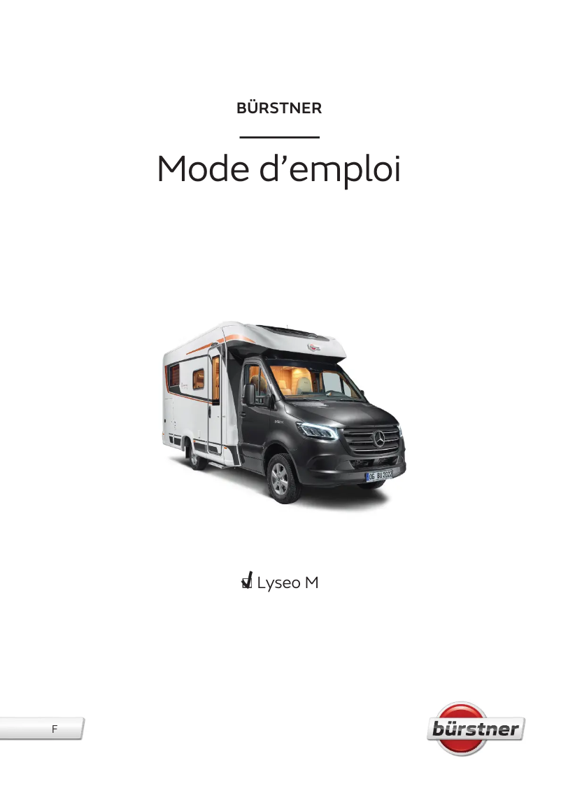 Image de la première page du manuel de l'appareil Lyseo M Harmony Line (2022)