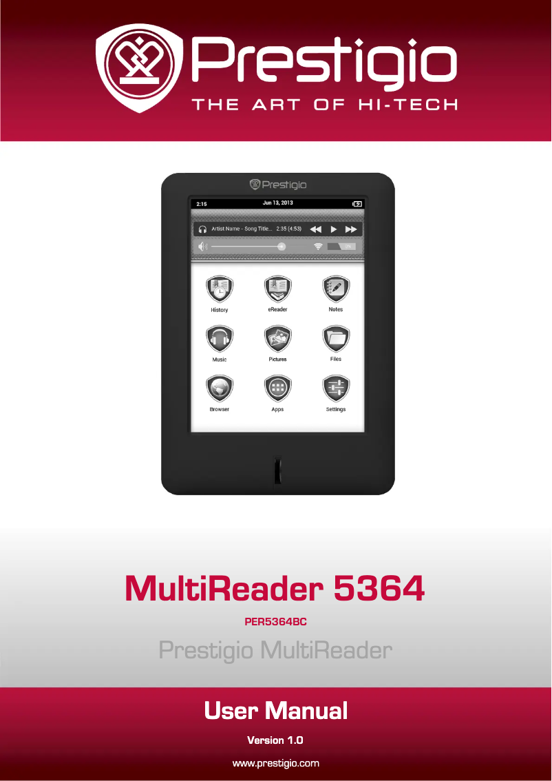 Image de la première page du manuel de l'appareil MultiReader 5364