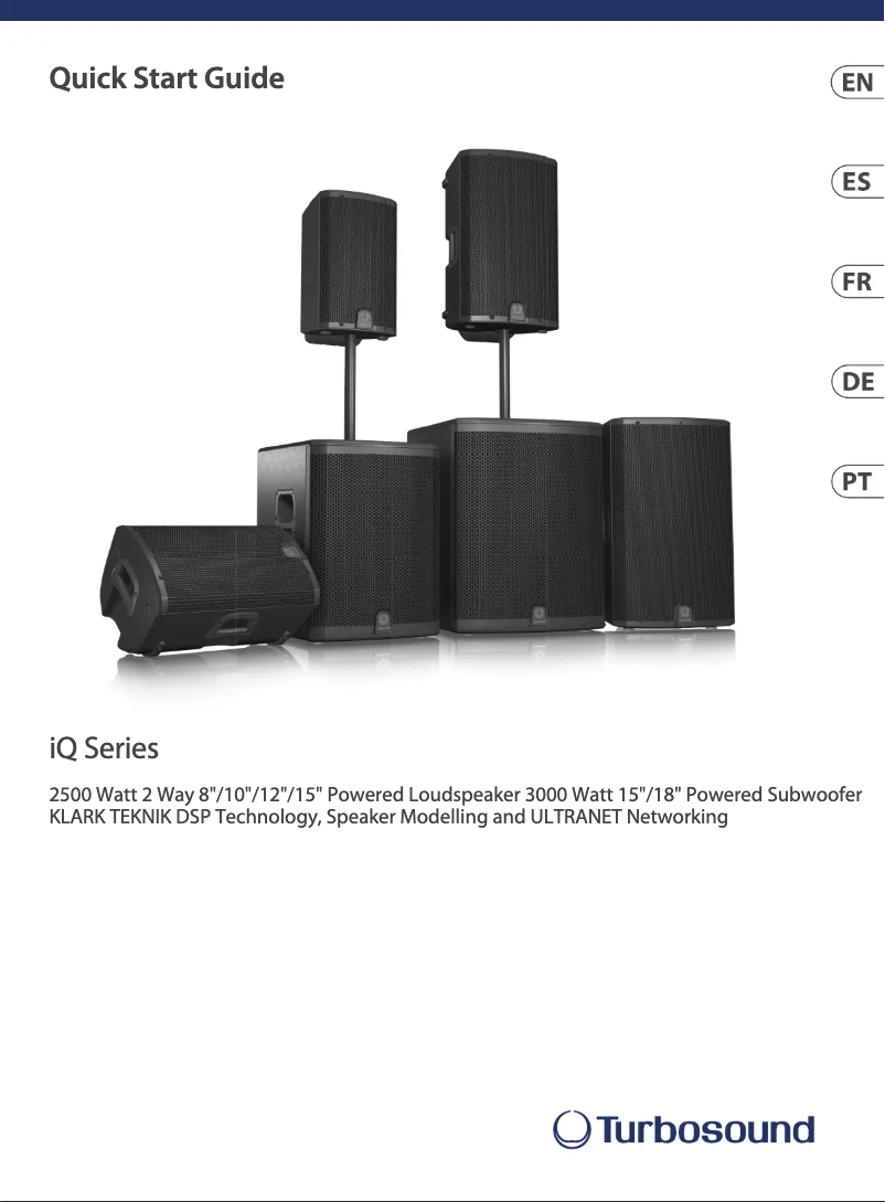Página 1 del manual Manual de usuario Turbosound iQ15B