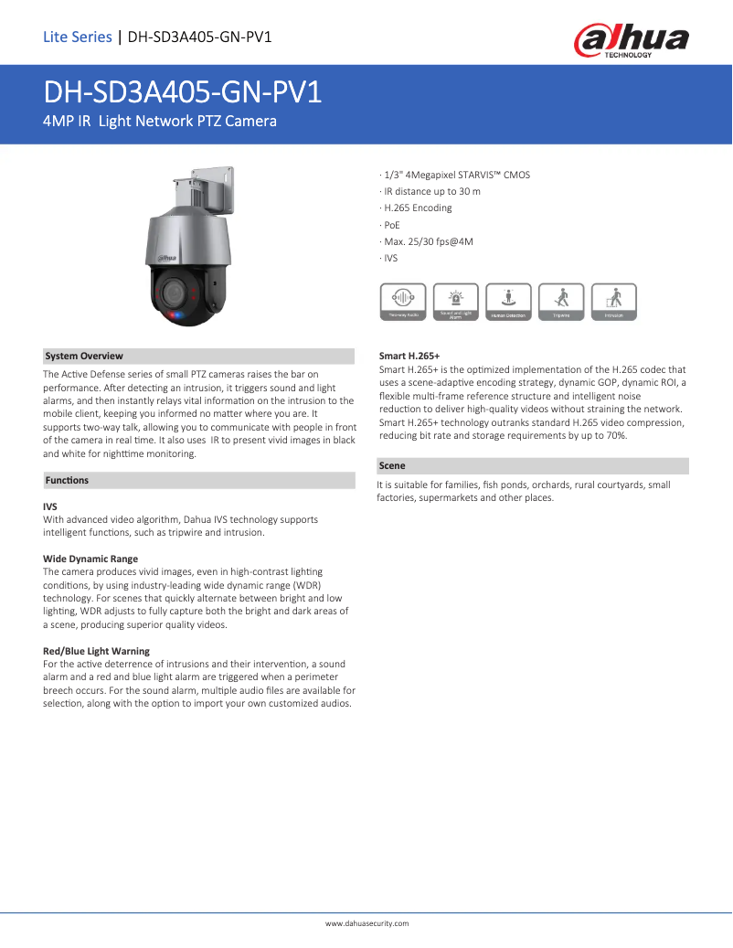 Image de la première page du manuel de l'appareil SD3A405-GN-PV1