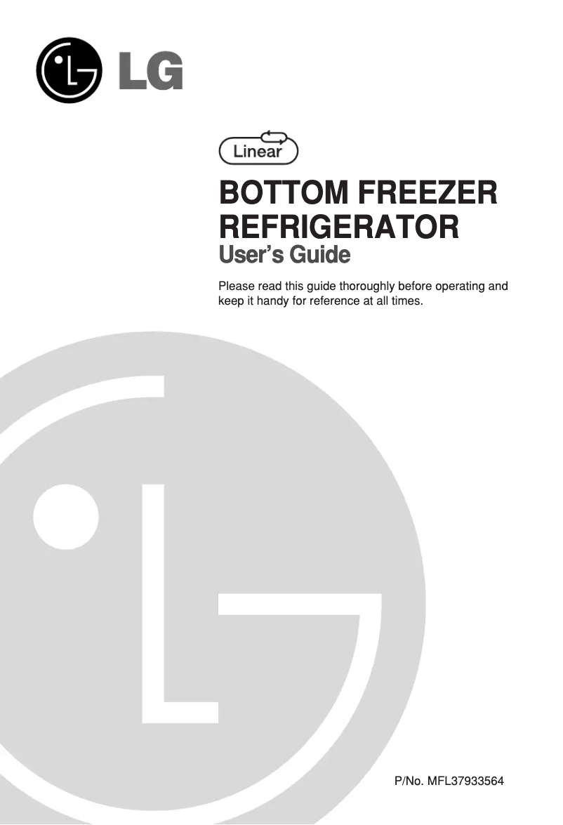 Image de la première page du manuel de l'appareil GR-L219STSL