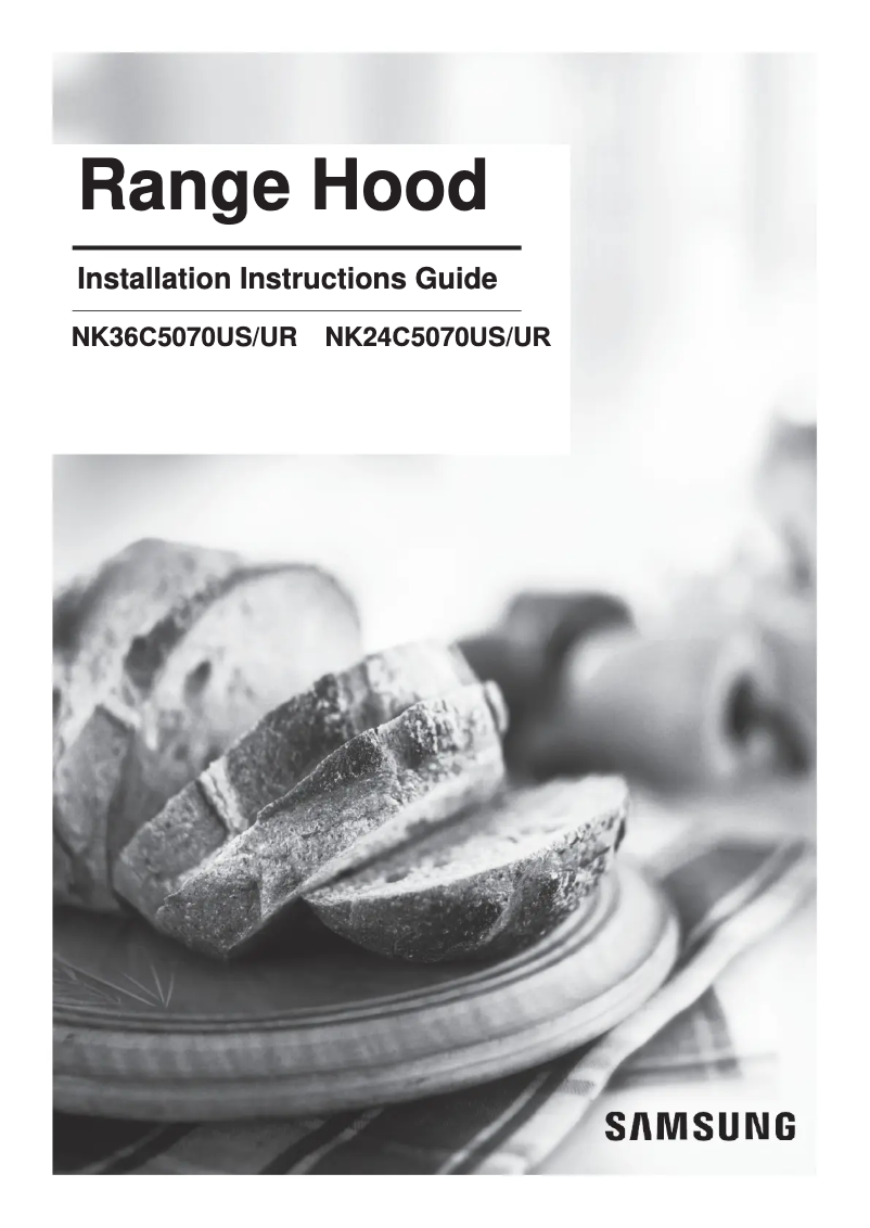 Imagen de la primera página del manual del dispositivo NK36C5070US