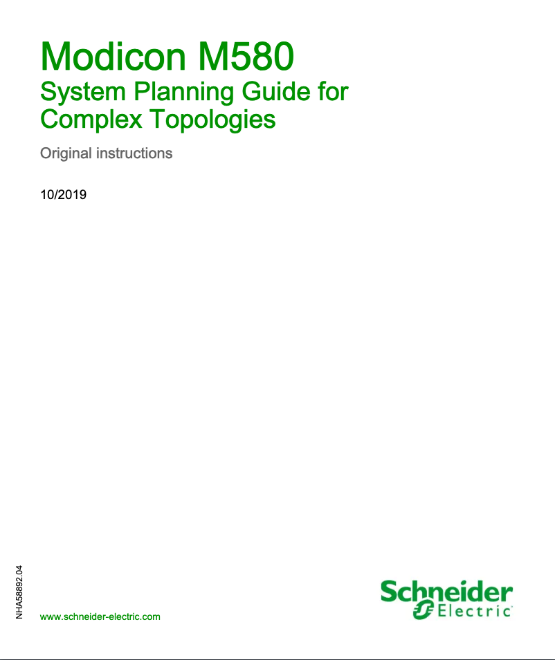 Image de la première page du manuel de l'appareil BMEH582040K