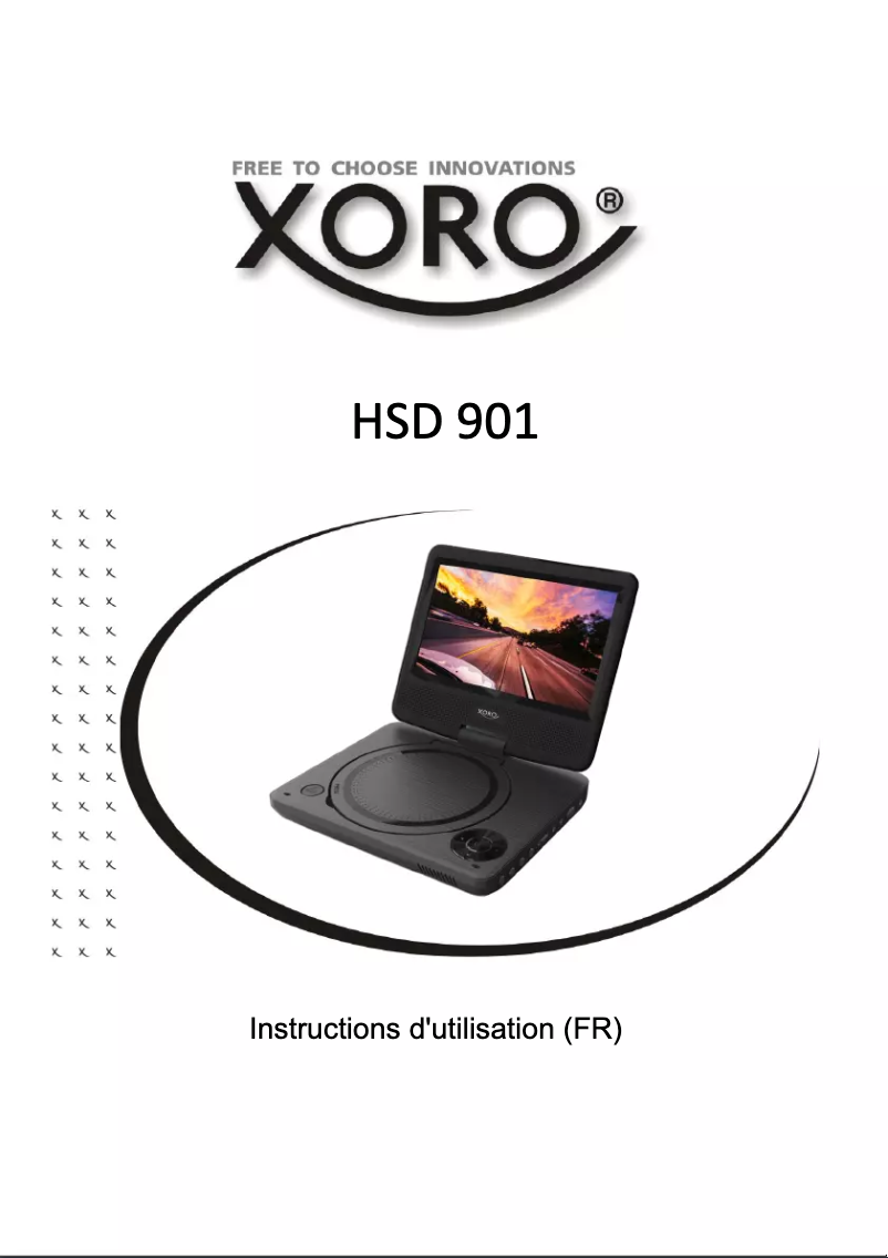 Page n°1 - Manuel utilisateur Xoro HSD 901