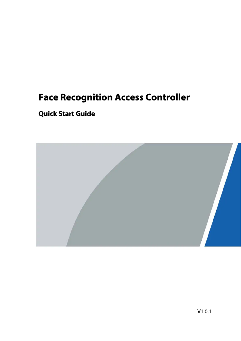 Page 1 de la notice Guide de démarrage rapide Dahua Technology ASI1202M-D