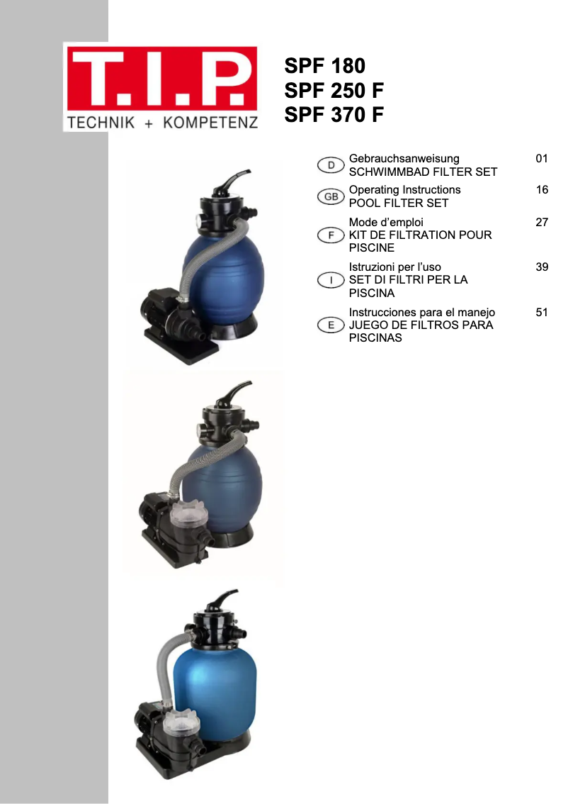 Image de la première page du manuel de l'appareil SPF 370 F