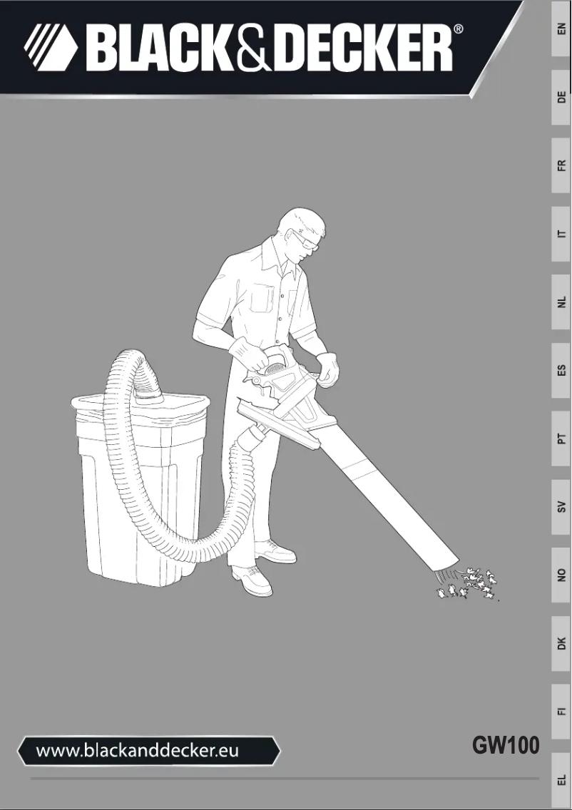 Page 1 de la notice Manuel utilisateur Black & Decker GW3010
