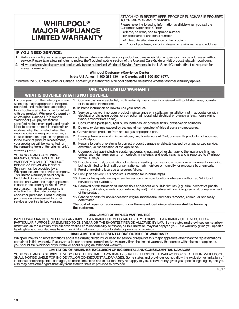 Image de la première page du manuel de l'appareil WMH54521HV