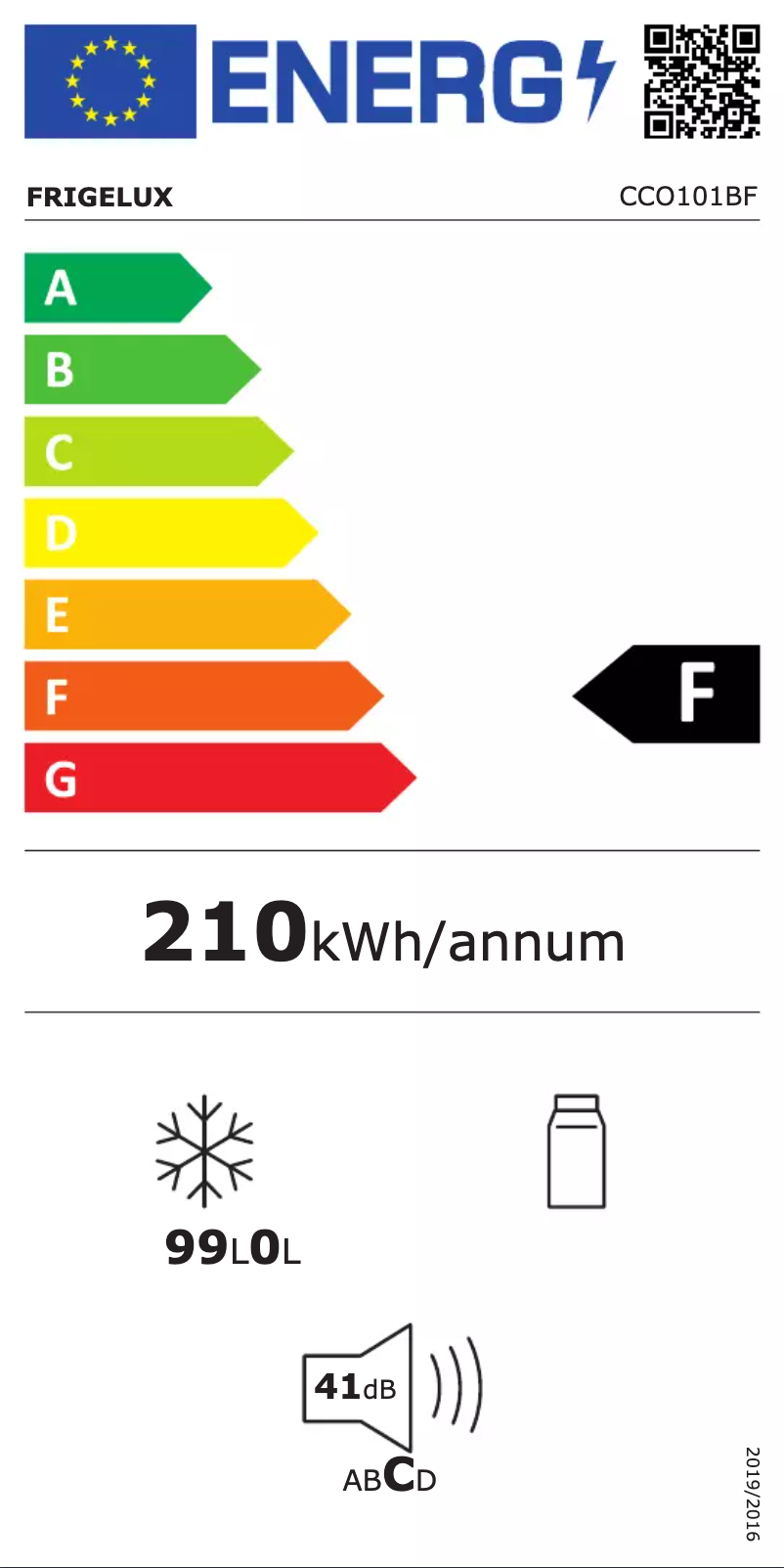 Image de la première page du manuel de l'appareil CCO101BF