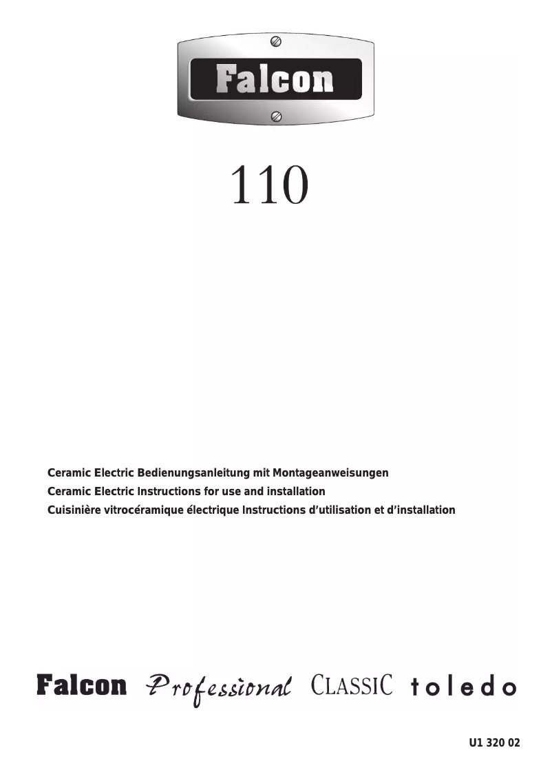 Image de la première page du manuel de l'appareil Professional 110