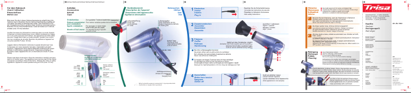 Page 1 de la notice Manuel utilisateur Trisa Perfect Dry