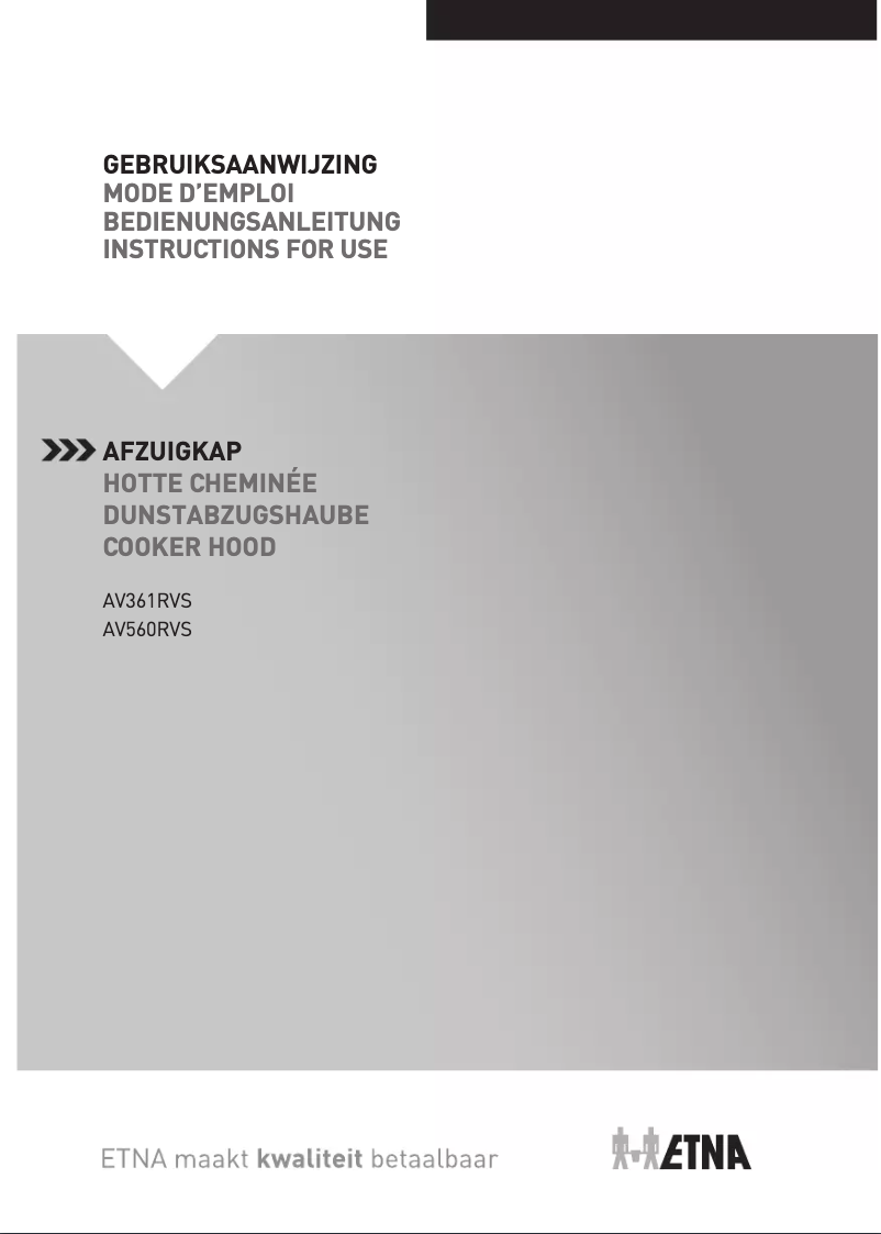 Image de la première page du manuel de l'appareil AV361RVS