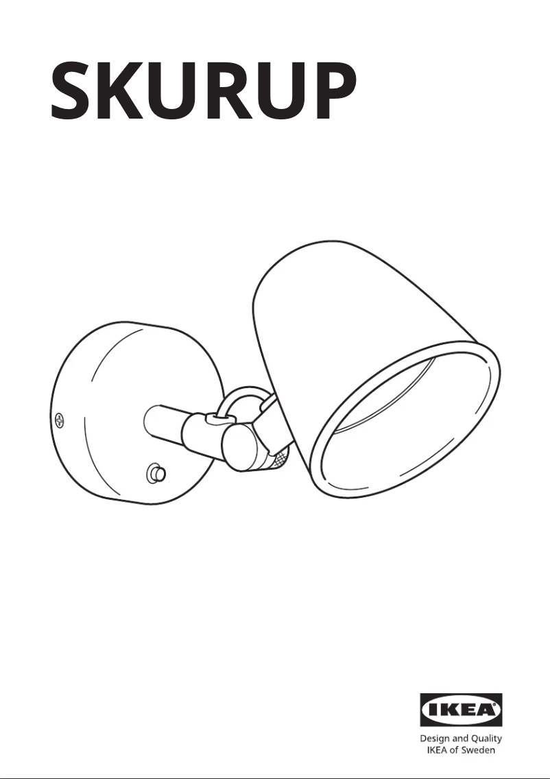 Page 1 de la notice Manuel utilisateur Ikea SKURUP 303.573.62