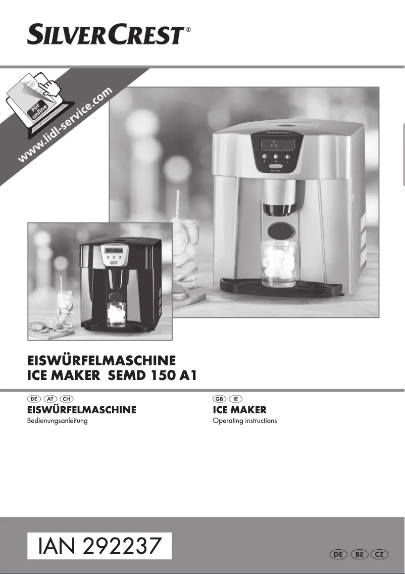 Page n°1 - Manuel utilisateur SilverCrest SEMD 150 A1