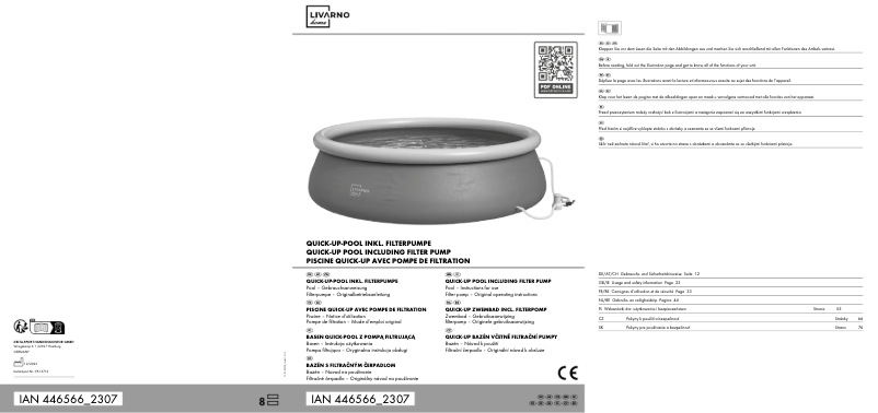 Page 1 de la notice Manuel utilisateur Livarno Lux IAN 446566