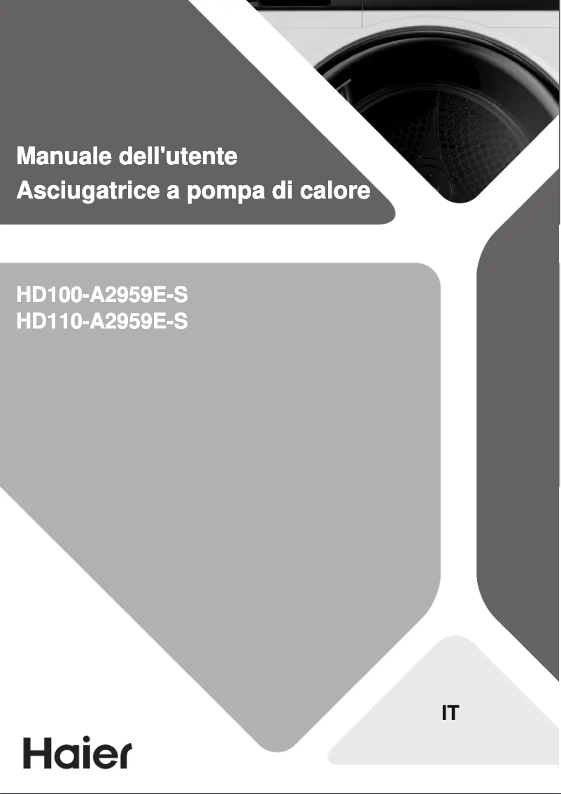 Page 1 de la notice Manuel utilisateur Haier HD100-A2959E-S