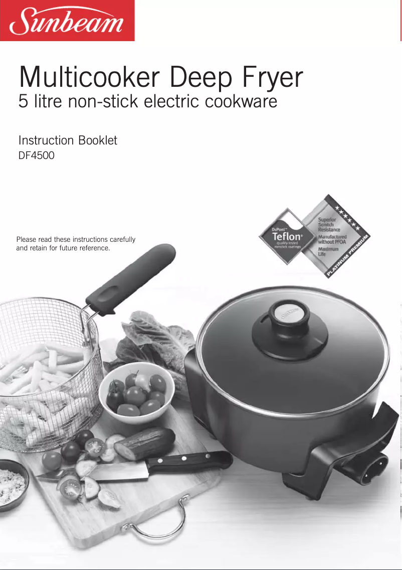 Page 1 de la notice Manuel utilisateur Sunbeam DF4400