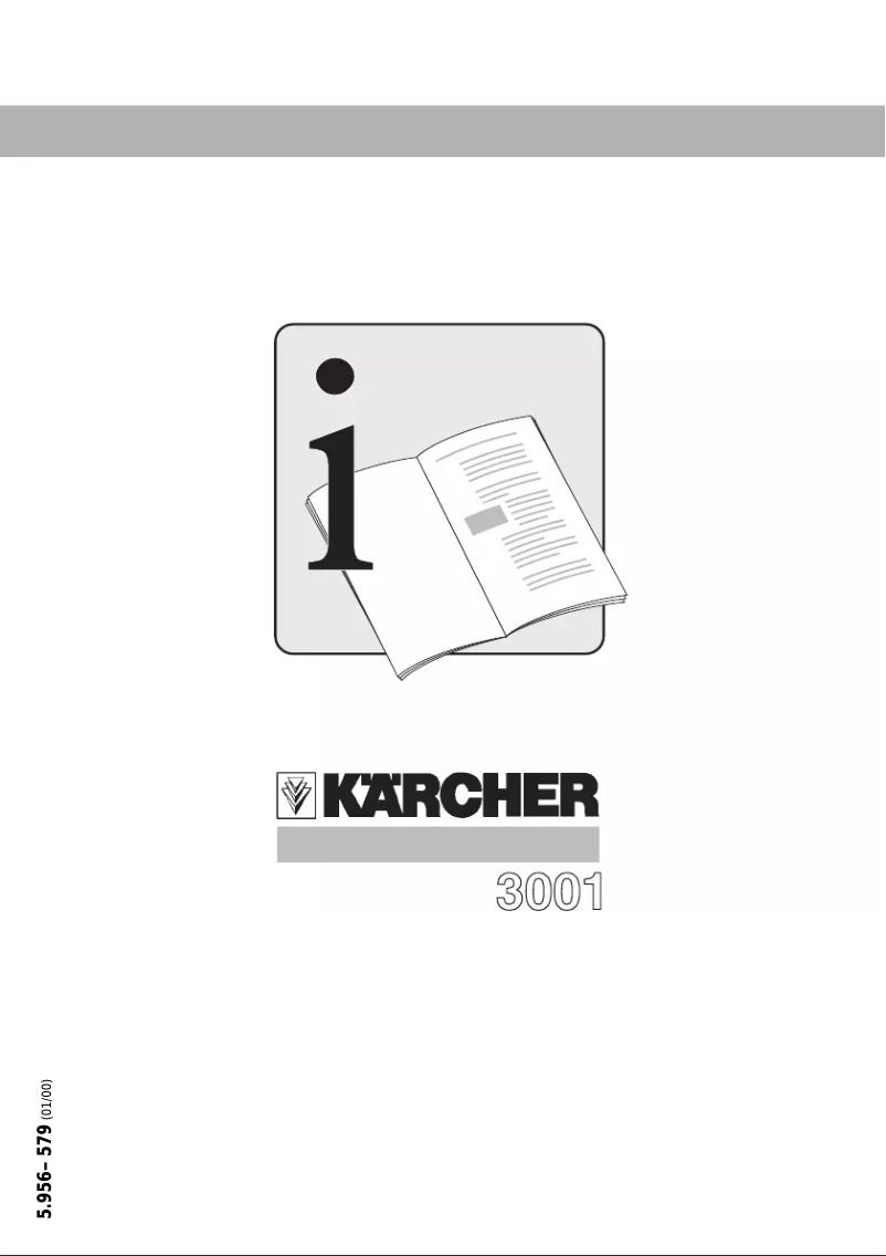 Image de la première page du manuel de l'appareil K3001
