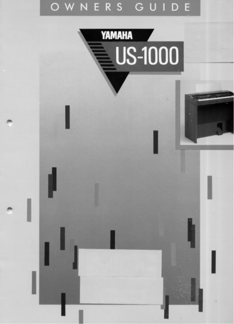 Page 1 de la notice Manuel utilisateur Yamaha US1000