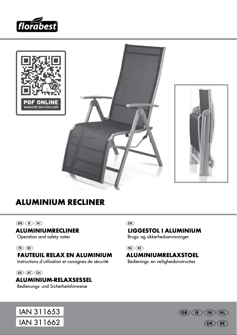 Page 1 of the manual User Manual Florabest IAN 295740