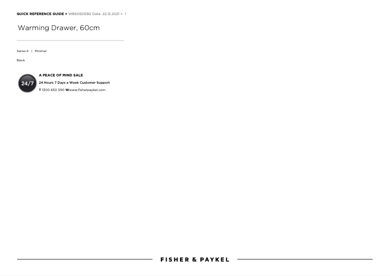 Image de la première page du manuel de l'appareil WB60SDEB2