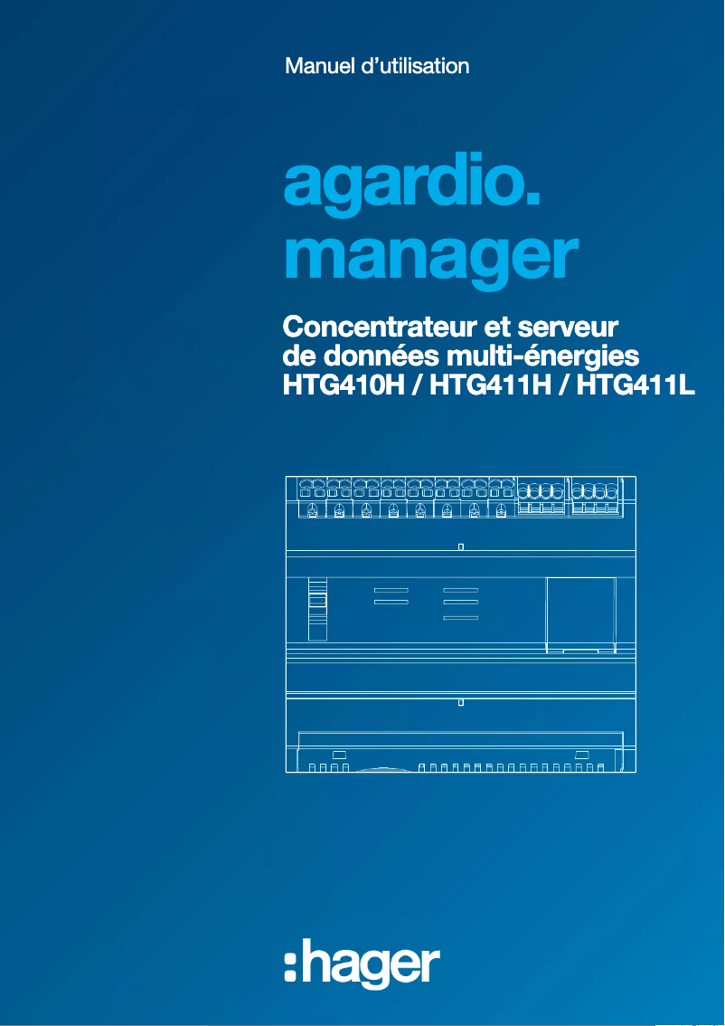 Image de la première page du manuel de l'appareil HTG411H