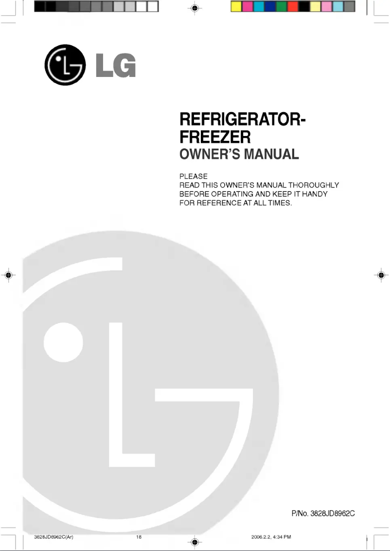 Página 1 del manual Manual de usuario LG GR-B652JBP
