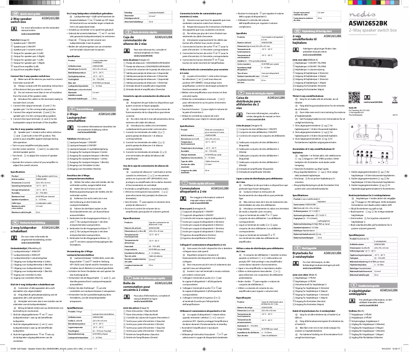 Image de la première page du manuel de l'appareil ASWI2652BK